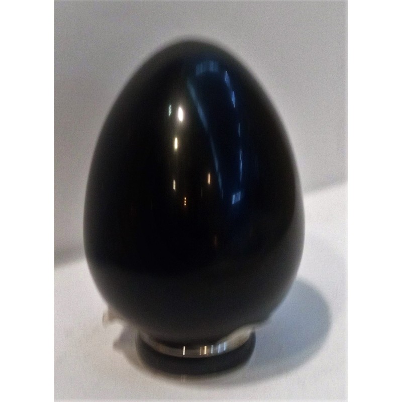 Huevo de OBSIDIANA limpieza de utero 4 cm. ( yoni)