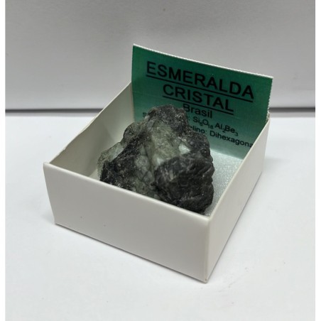 PIEDRA ESMERALDA Cristal Natural , en bruto 3cm x 3cm aprox