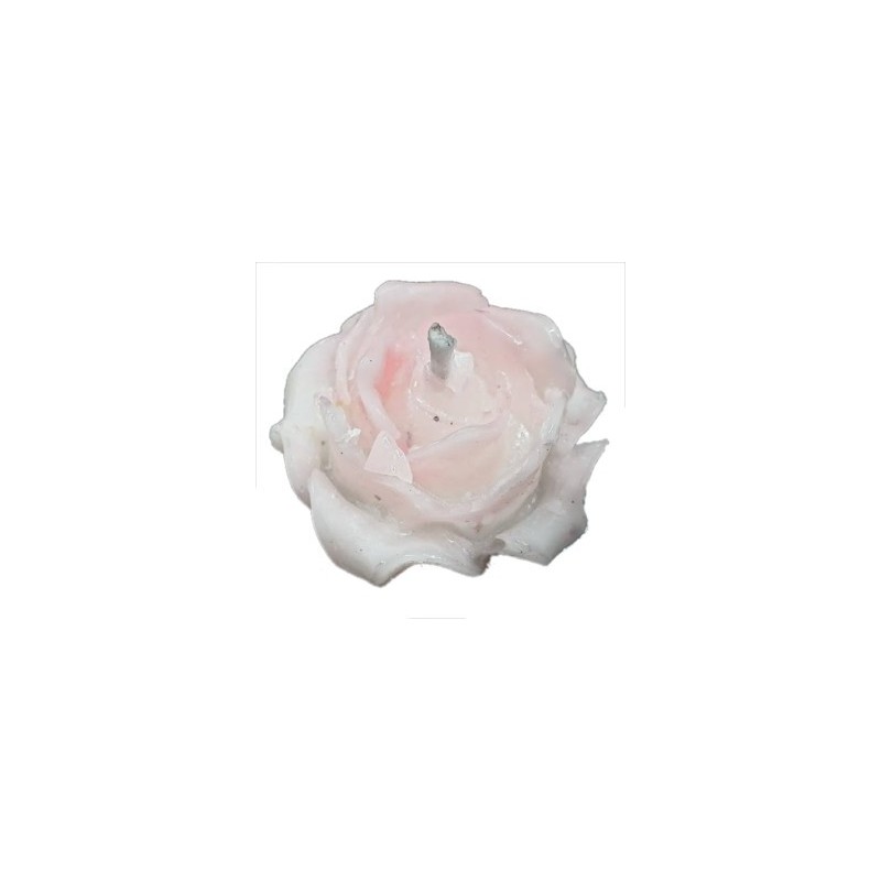 VELAS  ROSA BLANCA mini