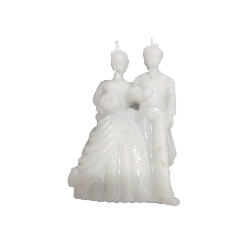 VELAS  PAREJITA BLANCA mini