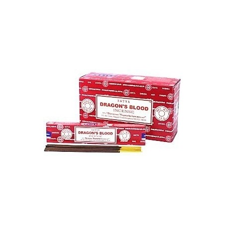 CAJA INCIENSO SANGRE DE DRAGO (agarbati) x 12 paquetes de 15 gm .