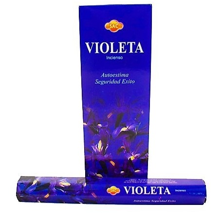 CAJA INCIENSO EN VARITA Violeta