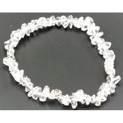 PULSERA CHIP Cuarzo Blanco...