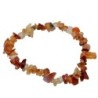 PULSERA CHIP PIEDRA  CARNEOLA