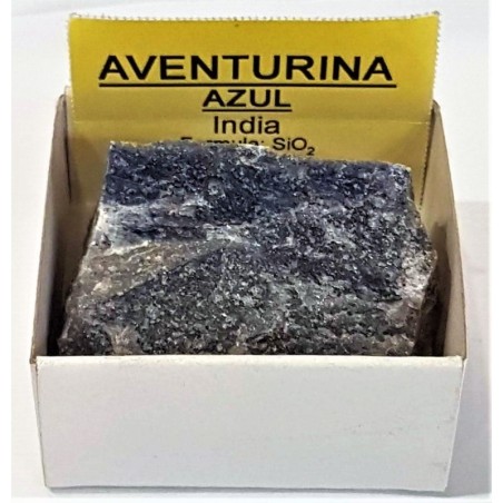 AVENTURINA  azul Piedra en bruto, 3 cm x  3cm