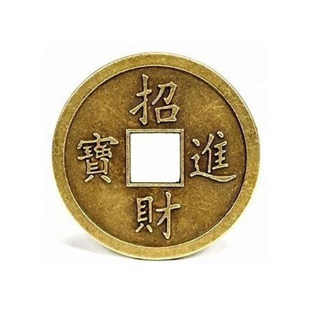 AMULETO MONEDA CHINA ICHING