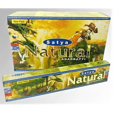 INCIENSO NATURAL (agarbati) Caja con 12 paquetes de 15 gm .